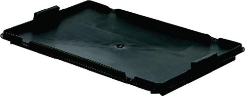 Deckel L600xB400mm schwarz - 1 ST 