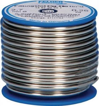 Fittingslot Cu-Rotin®3 2,7mm - 0,25 KG / 1 ST 