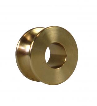 Seileinlauf-Rolle aus Messing Ø38,3 mm 