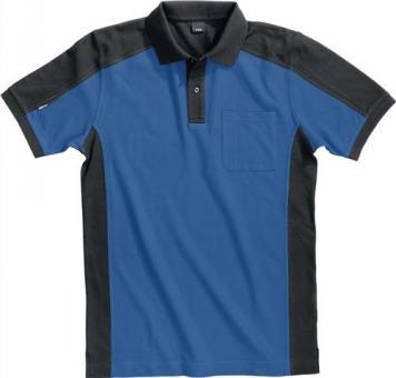 Poloshirt KONRAD Gr.L royal/schwarz - 1 ST 