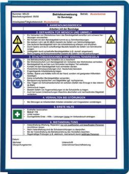 Sichttafel PP m.Profilrahmen - 1 BT 