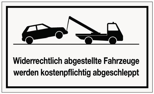 Hinweiszeichen Widerrechtliches - 10 ST 