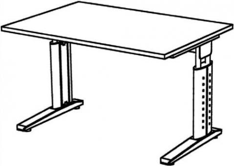 Schreibtisch Teda H680-860xB1200xT800mm - 1 ST 