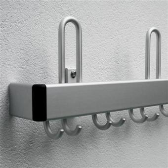 Wandgarderobe Alu.F1 naturf.5 - 1 MT 