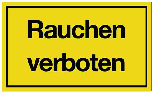 Hinweiszeichen Rauchen verboten - 10 ST 