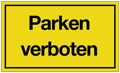 Hinweiszeichen Parken verboten - 10 ST 