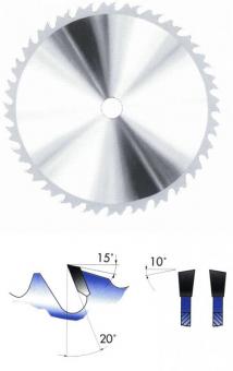 Hartmetall 600 LWZ-Kreissägeblatt - 1 Stk 