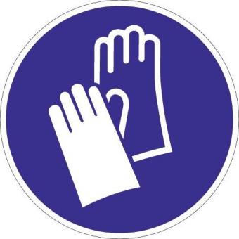 Schild Handschutz benutzen - 10 ST 