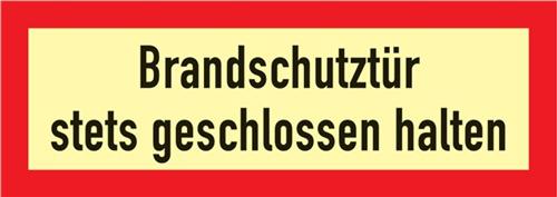 Brandschutzzeichen DIN 4066 L297xB105mm - 10 ST 