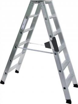 Stufenstehleiter 2x6 Stufen - 1 ST 