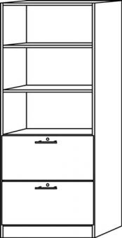 Schrank H2004xB800xT420mm - 1 ST 