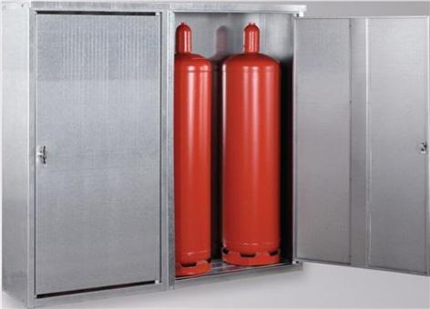 Gasflaschenschrank B1720xT400xH1435mm - 1 ST 
