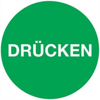 Türaufkleber D.50 mmLxB Drücken - 10 ST 