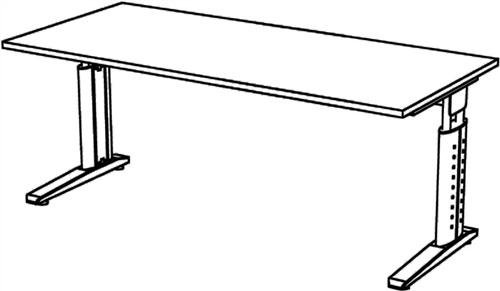 Schreibtisch Teda H680-860xB1800xT800mm - 1 ST 