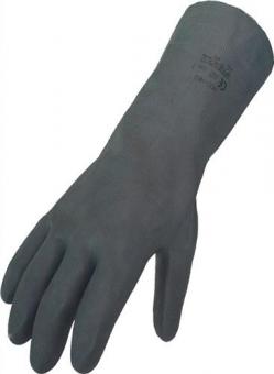 Chemiehandschuh Gr.9 schwarz - 12 PA / 10 PA 