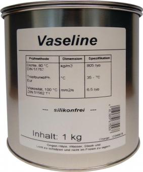 Vaseline 1kg weiß DAB10 (dt.Arzneimittelbuch) - 185 KG / 10 ST 