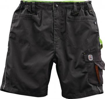 Herrenshorts Gr.54 schwarz/limette - 1 ST 