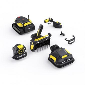 YARBO 4in1 Set - 1 Stk 4in1 | Schneefräse + Rasenmäher + Laubbläser + Trimmer