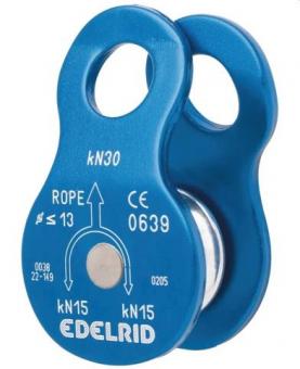 Umlenkrolle "Turn" aus Aluminium blau, Edelrid - 1 Stk 