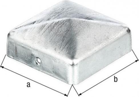 Pfostenkappe 70x70mm eck.flache - 1 ST 