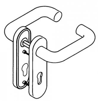 Kurzschildgarnitur 111R02.110 - 1 ST 