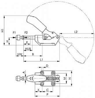 Schubstangenspanner Nr.6842PK - 1 ST 