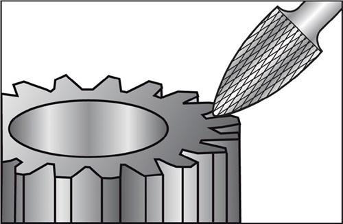 Frässtift SPG D.12mm Kopf-L.25mm - 1 ST 
