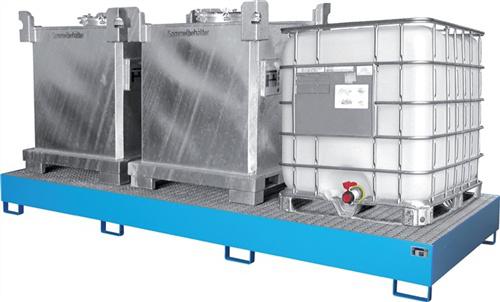 Auffangwanne 1000l L3850xB1300xH340mm - 1 ST 