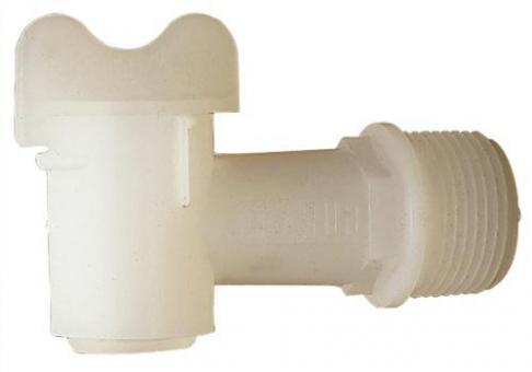 Fasshahn Ku.weiß R 19,05 - 10 ST 