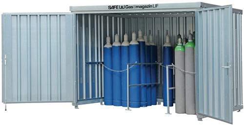 Gasflaschenlager Typ 366 B3050xT2170xH2250mm - 1 ST 