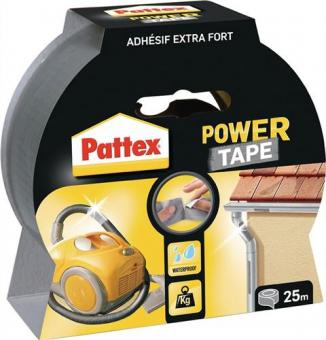 Gewebeband Power-Tape silber-grau - 0,31 M / 1 RL 