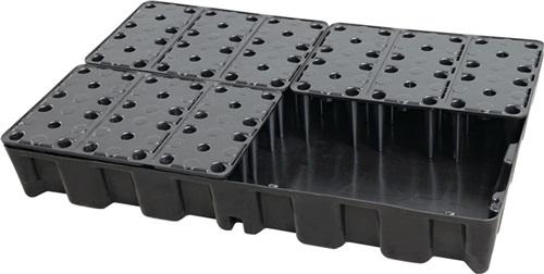 Auffangwanne 120l L1200xB800xH180mm - 1 ST 