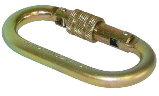 Karabiner aus Stahl 17mm - 1 Stk 