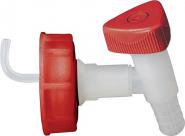 Auslaufhahn HD-PE 19mm Verschraubung - 1 ST 