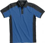 Poloshirt KONRAD Gr.XL royal/schwarz - 1 ST 