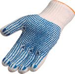 Handschuhe Gr.9/10 weiß/blau - 12 PA 