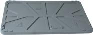 Deckel L1200xB800mm grau - 1 ST 