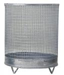 Abfallkorb H600xD500mm 118l - 1 ST 