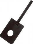 Kalkspaten L.1110mm schwarz - 1 ST 