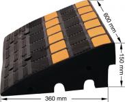 Bordsteinrampe L600xB360xH150mm - 1 ST 