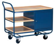 Tischwagen m.1Schrank 3Holzwerkstoffplatten - 1 ST 