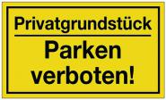 Hinweiszeichen Privatgrundstück/Parken - 1 ST 