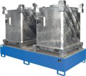 Auffangwanne 1000l L2650xB1300xH435mm - 1 ST 