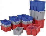 Drehstapelbehälter PP grau - 1 ST 