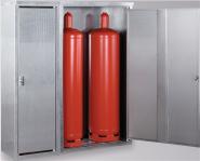 Gasflaschenschrank B1320xT400xH1435mm - 1 ST 