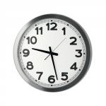 Wanduhr Jumbo Funkuhr Alu.mattsilber - 1 ST 