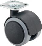 Kunststoffdoppelrolle D.40mm - 1 ST 