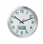 Wanduhr Funkuhr Alu.mattsilber - 1 ST 