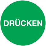 Türaufkleber D.50 mmLxB Drücken - 10 ST 