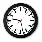 Wanduhr Funkuhr Ku.schwarz - 1 ST 